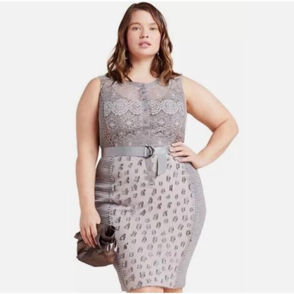 Anthropologie Byron Lars Beguile Plus 18 Cocktail Dress Wedding Special Even NWT - Picture 1 of 13